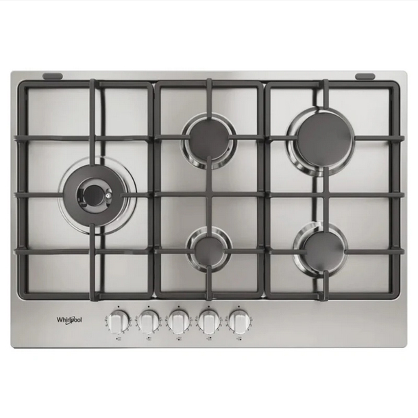 Whirlpool gas hob: 5 gas burners - TGML 761 IX