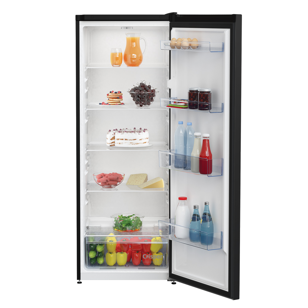 Beko LSG4545B Tall Larder Fridge - Black
