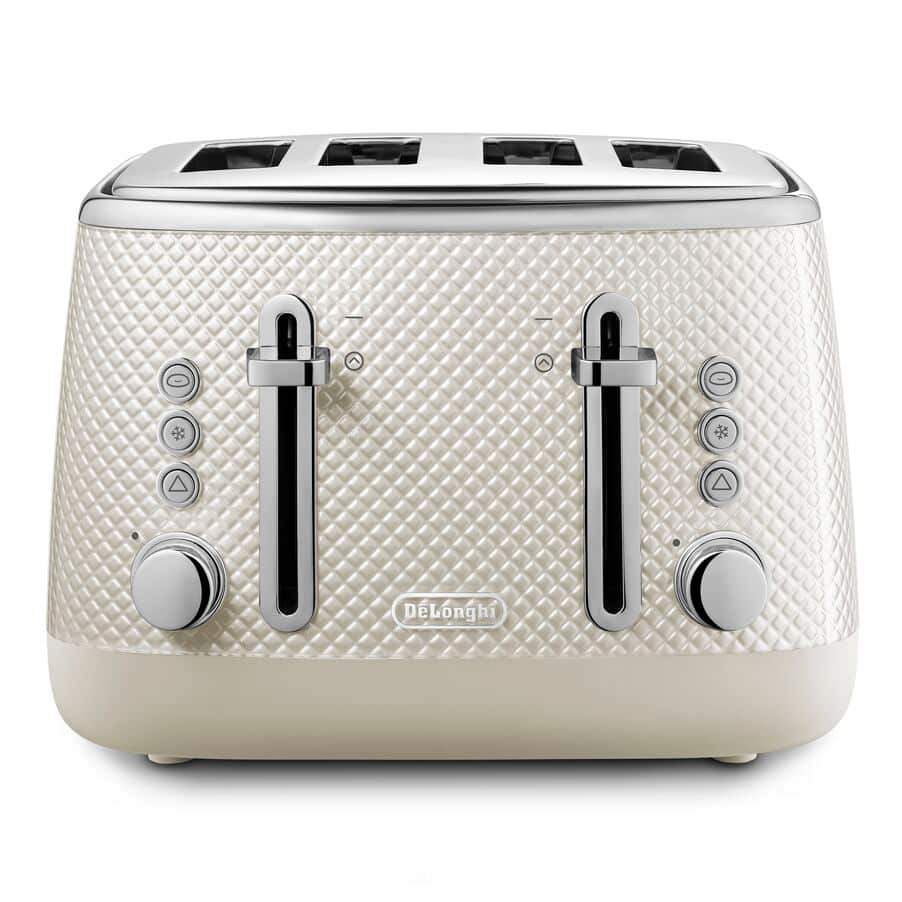 De'Longhi Luminosa 4-Slice Toaster | Twill Finish