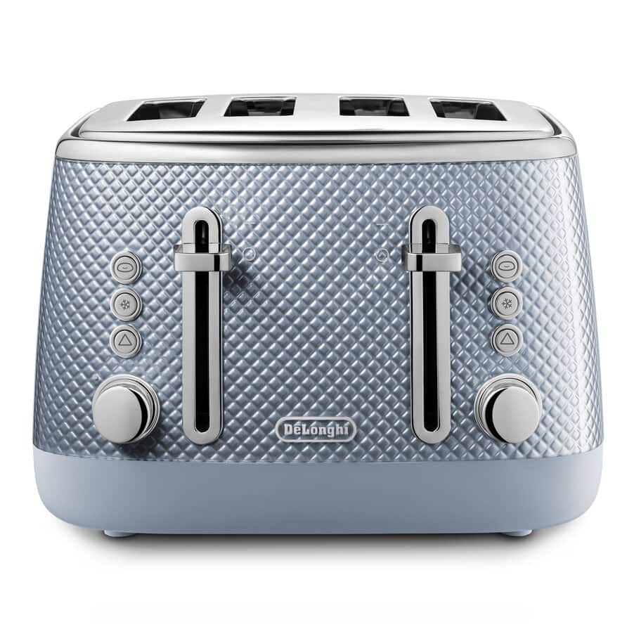 De'Longhi Luminosa 4-Slice Toaster | Twill Finish