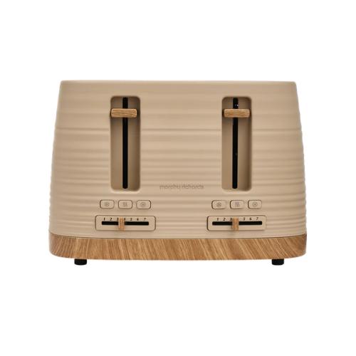 Morphy Richards Clay 4-Slice Toaster – Felspar Brown (243100)