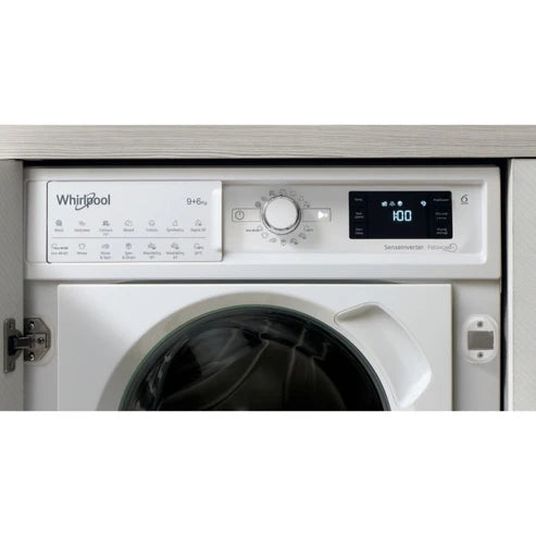 Whirlpool Built-in FreshCare+ Washer Dryer - White - 9+6kg - 1400rpm - D/B Rated - BI WDWG 961485 UK