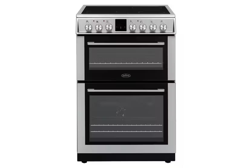 Belling 60cm Freestanding Electric Multifunction Double Oven Stainless Steel - BFSE62MFIX