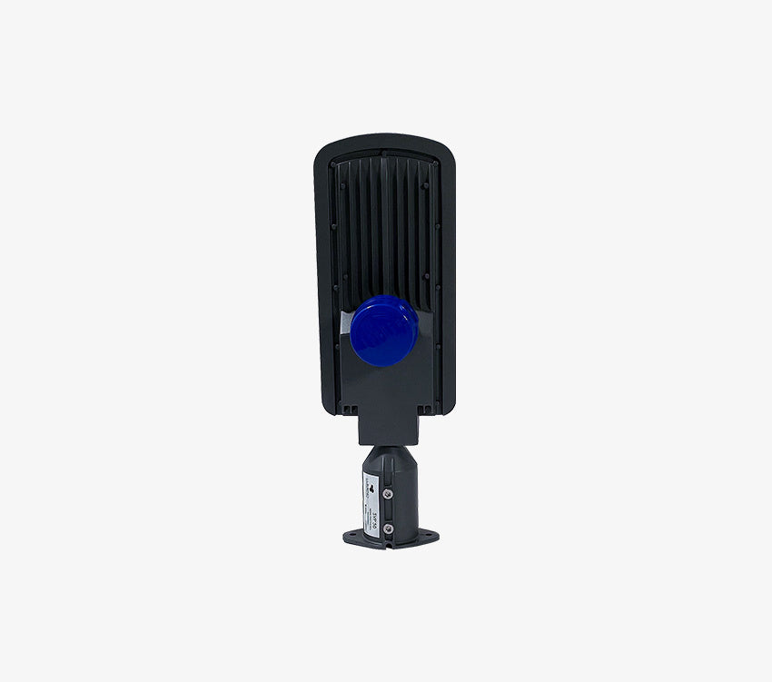 Black and blue outdoor light