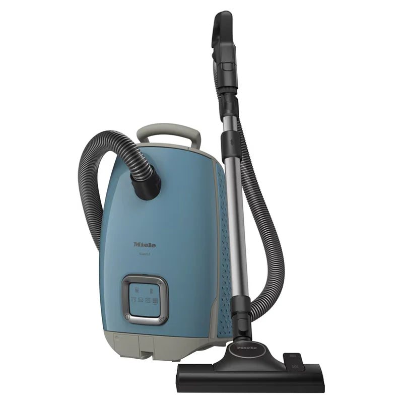 Blue vacuum cleaner
