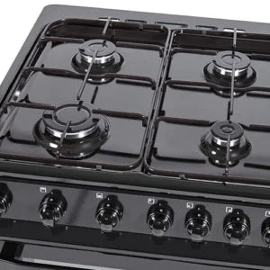NordMende 60CM Freestanding Double Cavity LPG Gas Cooker – Black | CTG62LPGBK