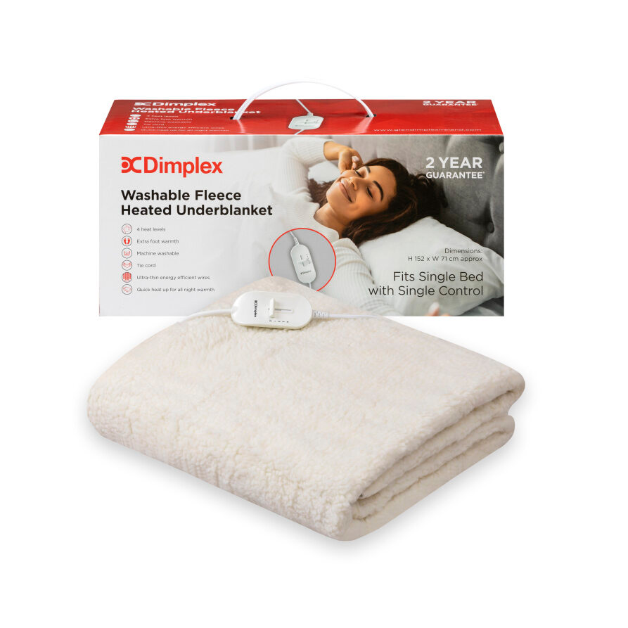 Dimplex Single Fleece Under Blanket | DFB2001