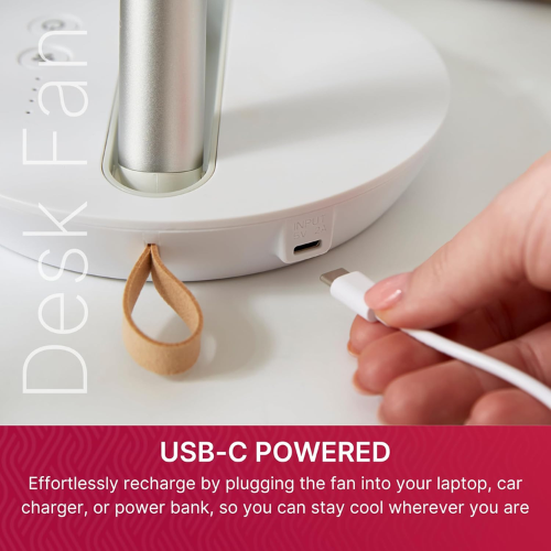 DIMPLEX CORDLESS RECHARGEABLE DESK TOP FAN - DXRCFN