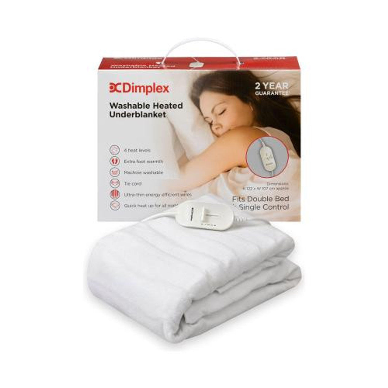 DIMPLEX DOUBLE ELECTRIC UNDERBLANKET - DUB 1002