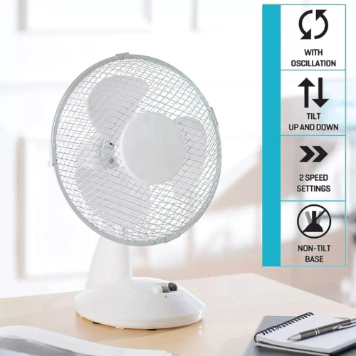 Daewoo COL1062 9" Portable Desk Fan