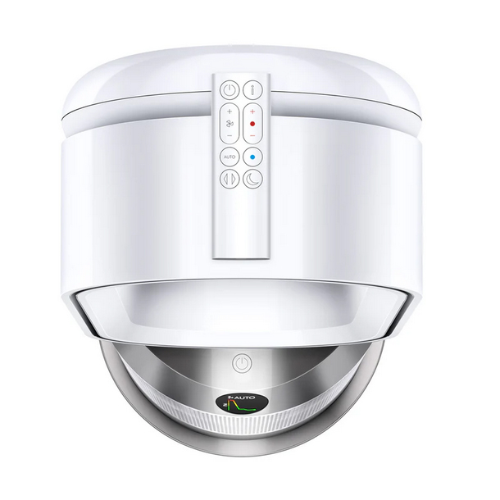 Dyson Purifier Hot+Cool™ Gen1 HP10 Purifying fan heater (White/Nickel) in White background