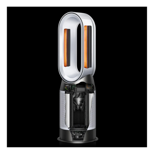 Dyson Purifier Hot+Cool™ Gen1 HP10 Purifying fan heater (White/Nickel) in White background