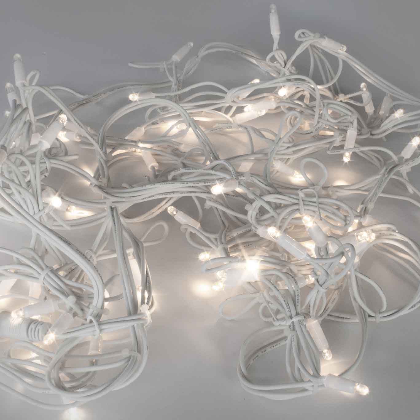 5M 80LED Icicle Light, Cool White, IP44 - E5M80LEDICE-CW