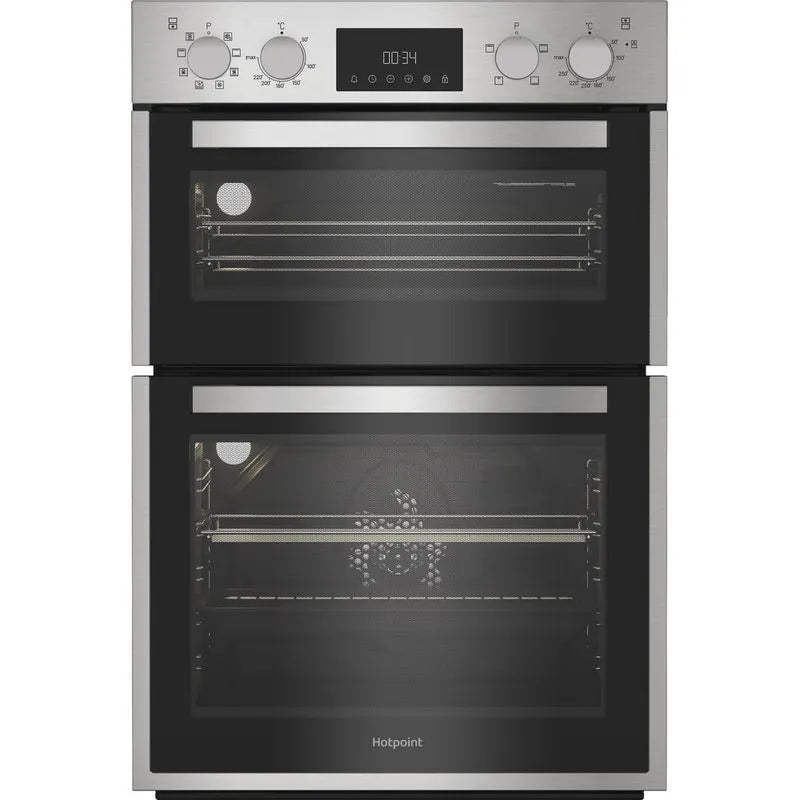 HOTPOINT BUILT IN DOUBLE OVEN - EYE LEVEL - INOX FINISH - DIH82DIX