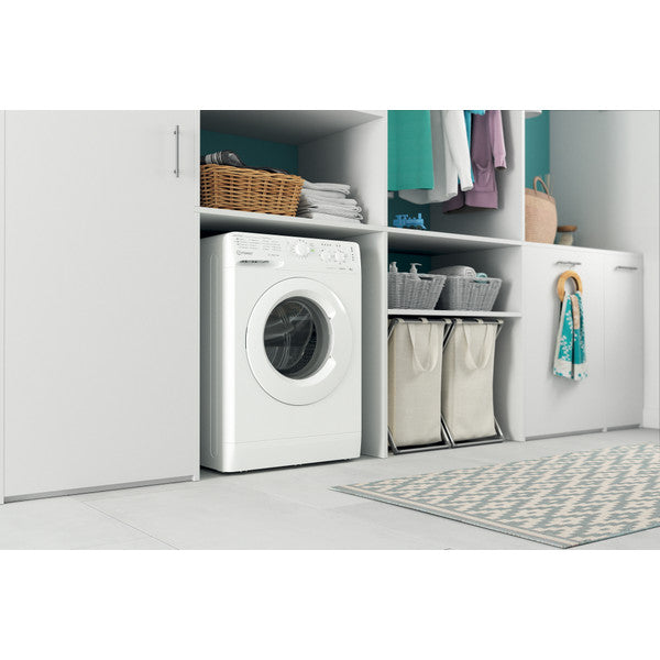 Indesit My Time Washing Machine - White - 9kg - 1400rpm - B Rated - MTWC 91495 W UK N
