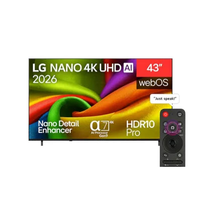 LG 43NU850B6LA.AEI 43-Inch NanoCell 4K Smart TV