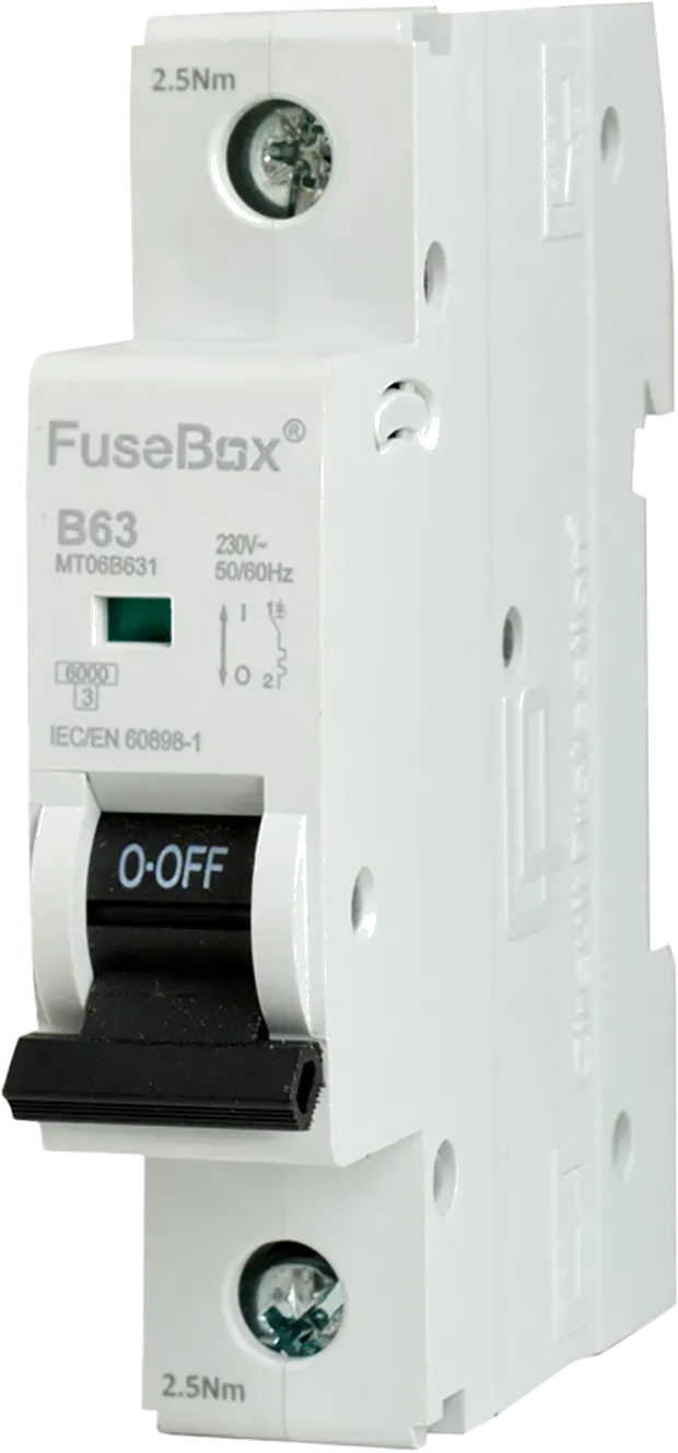 FuseBox MT06B631 63A Type B MCB