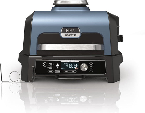 NINJA OG901UK WOODFIRE AND BBQ GRILL in white background