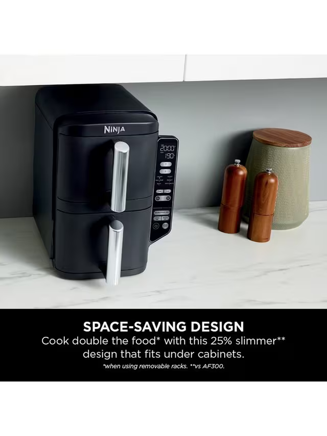 Ninja Double Stack 2-Drawer Air Fryer 7.6L – SL300UK in white background