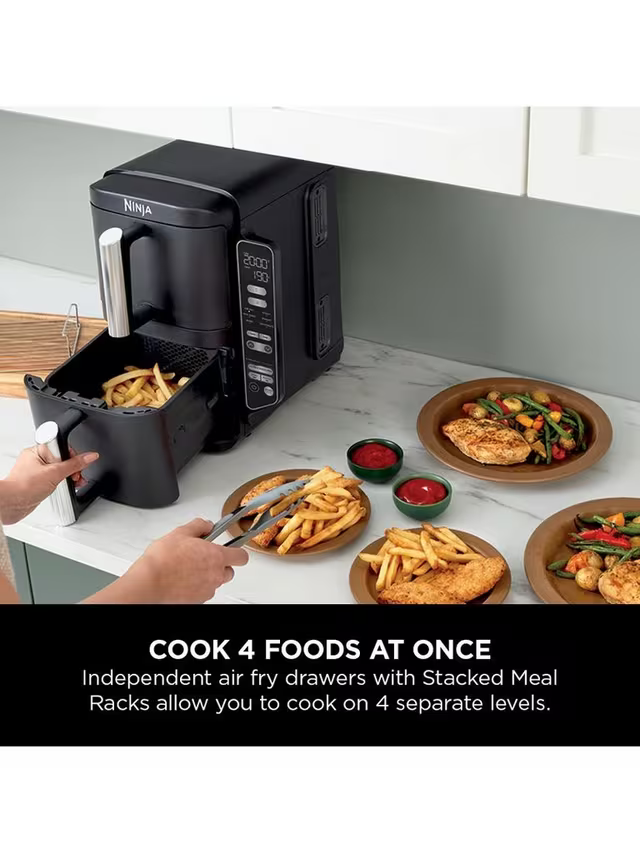 Ninja Double Stack 2-Drawer Air Fryer 7.6L – SL300UK in white background