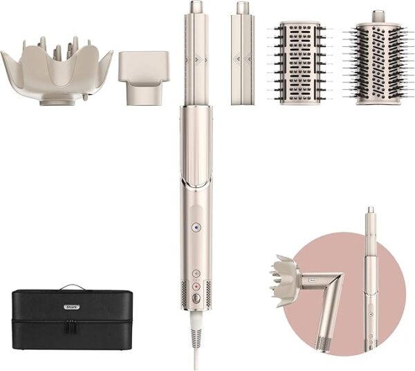 SHARK FLEXSTYLE AIR STYLER AND HAIR DRYER-HD440SLUK on white background