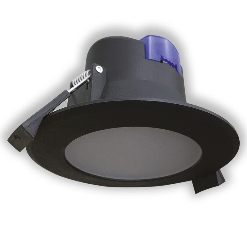 Source 7W IP44 Black PVC Downlight 590LM - SPVC7W-BL-WW