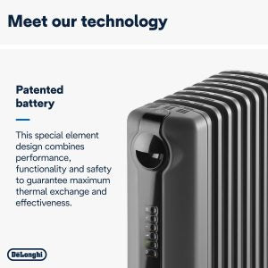 DeLonghi 2KW Oil Filled Radiator - Grey | TRRS0920E.G