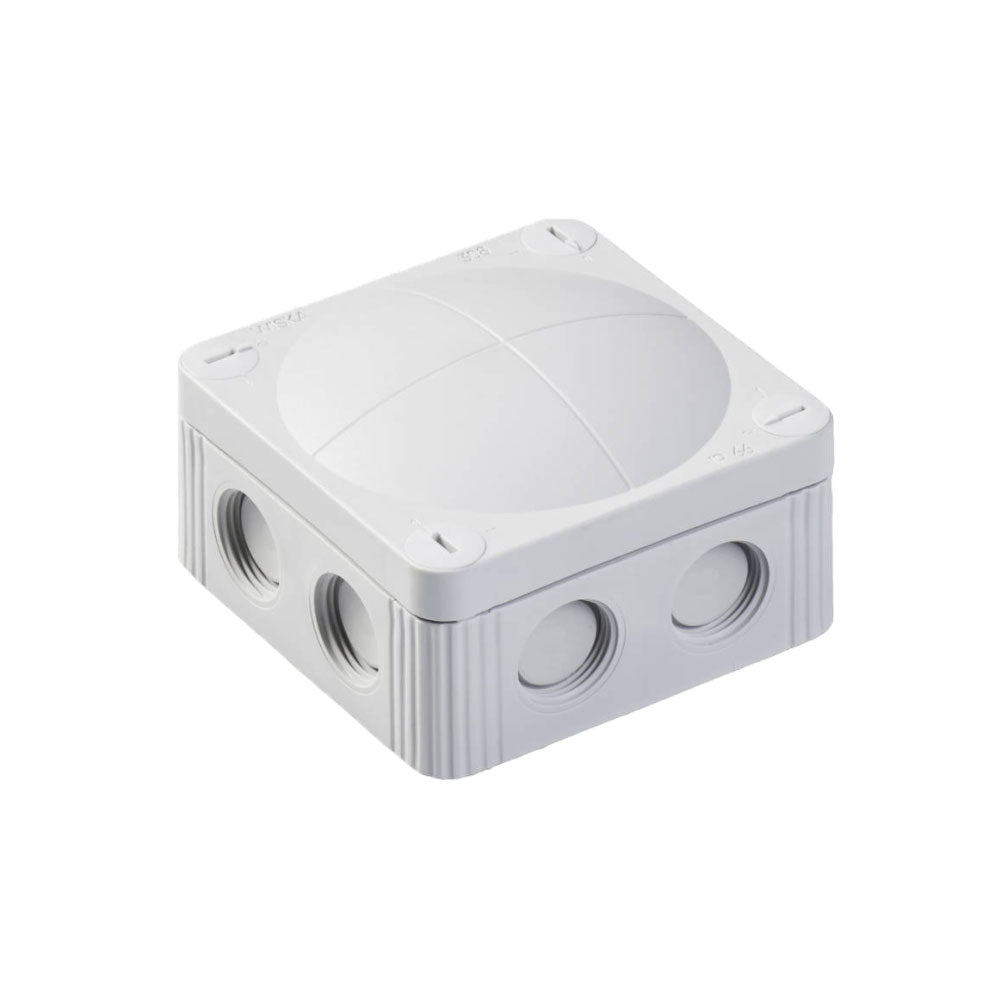White electrical junction box