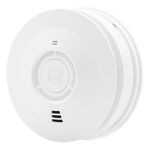 White smoke detector