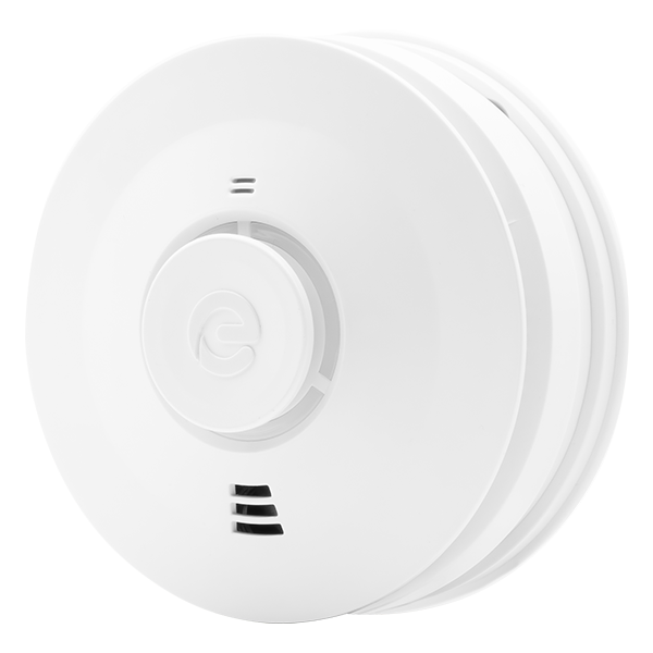 White smoke detector