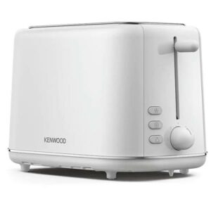 White toaster with Kenwood branding