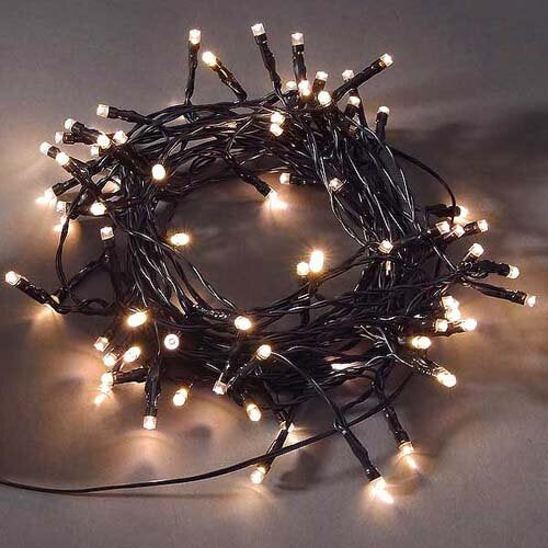 YULETIDE 100LED BATTERY STRING LIGHT WARM WHITE (BOX 20) | ELBO-0100WW