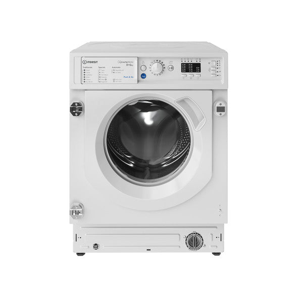 Indesit - Push&Go BI WDIL 861485 UK 8/6kg Integrated Washer Dryer