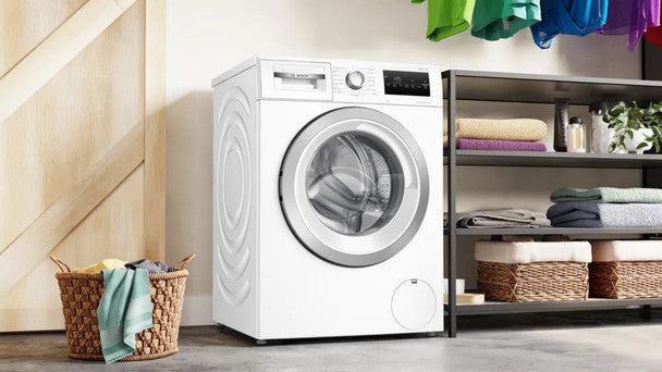 BOSCH - Series 4 Washing machine, front loader 9 kg 1400 rpm WAN28259GB