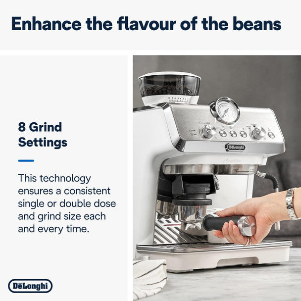 DeLonghi La Specialista Arte Bean to Cup Coffee Machine - White| EC9155.W