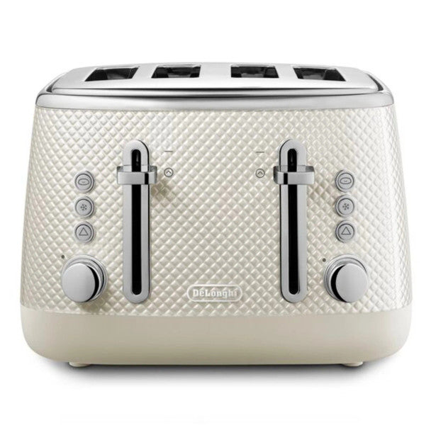 DeLonghi Luminosa four slot Toaster - White | CTL4003.W