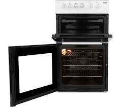 Beko 50cm Double Oven Electric Cooker - KDVC563W