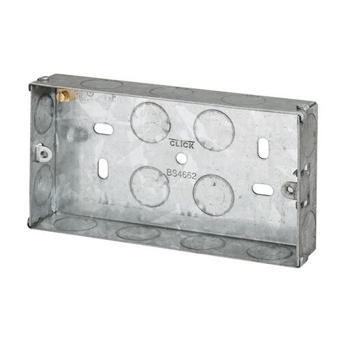Metal electrical junction box