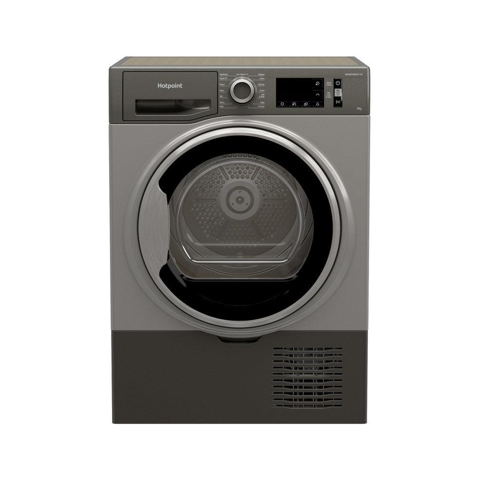 Hotpoint Crease Care Condenser Dryer - Graphite - 9kg - B Rated - H3 D91GS UK