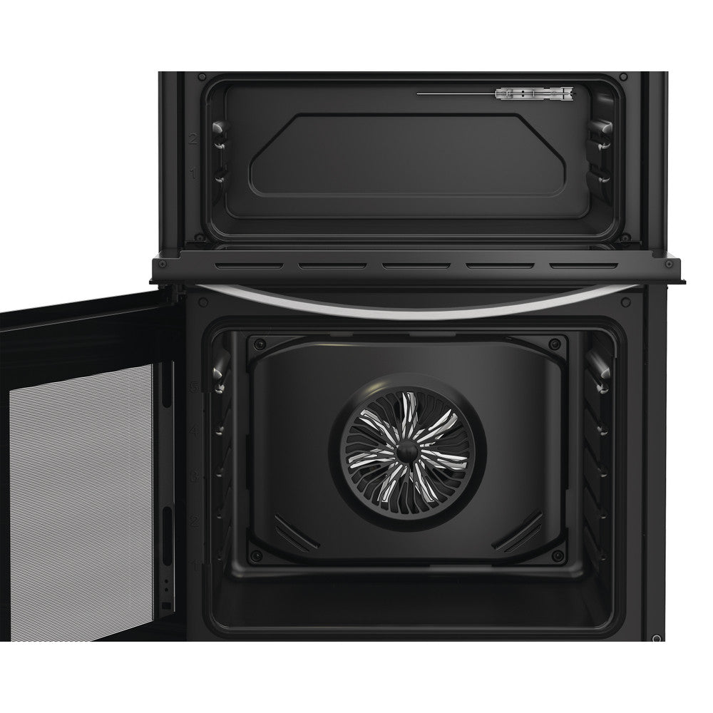 Indesit Electric freestanding double cooker: 60cm - IDE6VMB