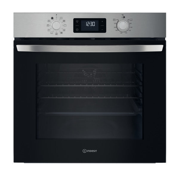Indesit IO 258HU X UK 71L Built-In Electric Oven – Inox