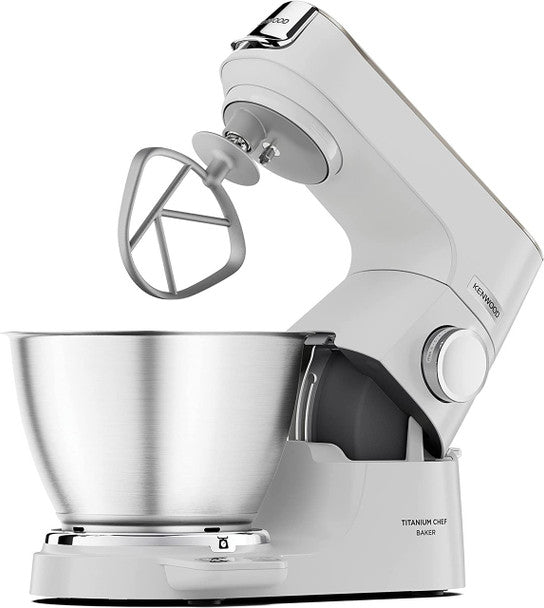 KENWOOD Titanium Chef Baker Stand Mixer | White | KVC65.001WH