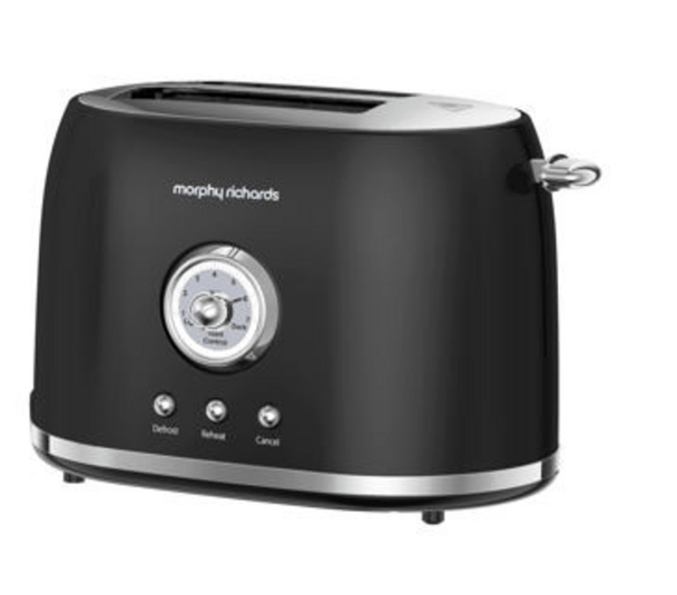 Morphy Richards Colour Boutique 2-Slice Toaster - Black | 980603