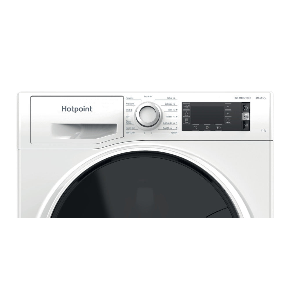 Hotpoint ActiveCare Washing Machine - White - 11kg - 1600 RPM - C Rated - NLCD 1164 D AW UK N