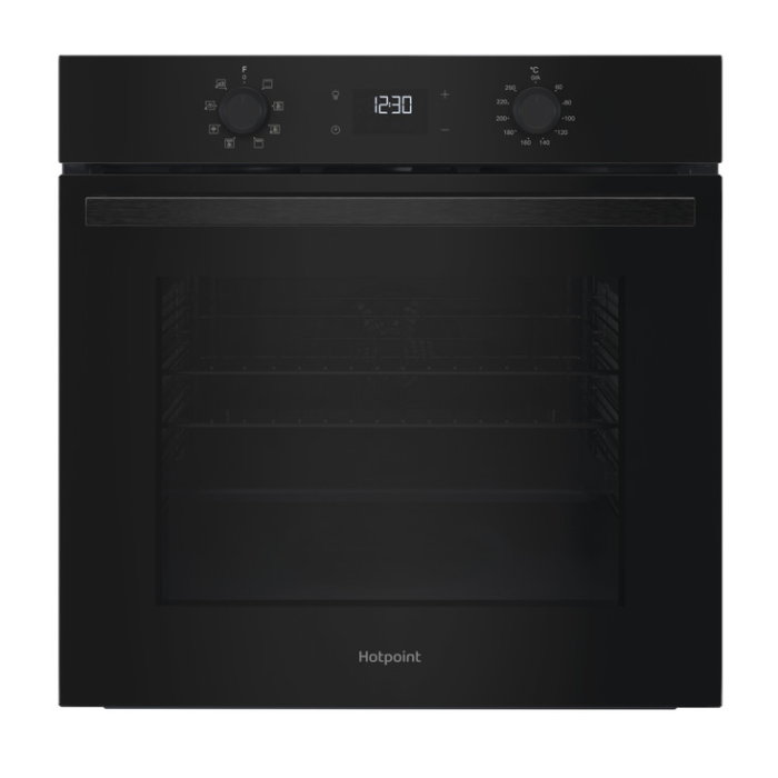 Hotpoint HO3K55CBUK, Single Oven, Black