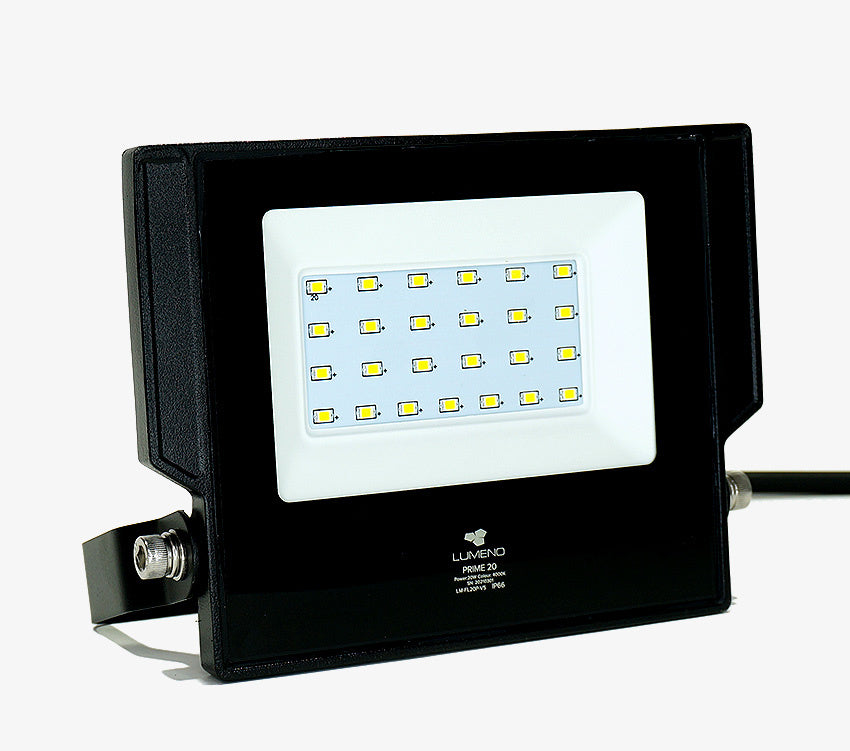 Prime 20w LED Floodlight 1700lm 2YR Lumeno - LM-FL20P-V5