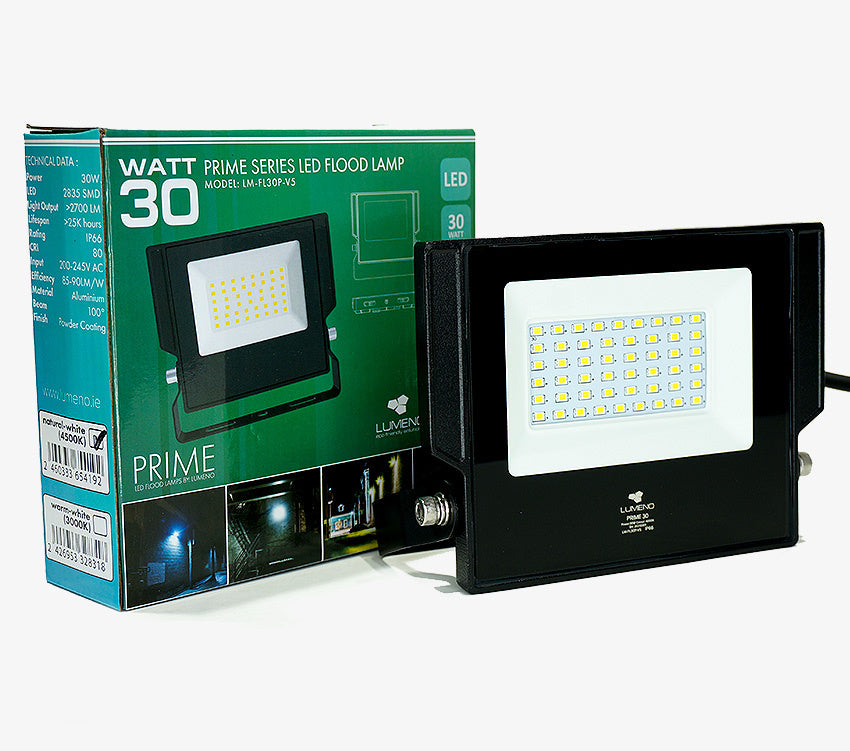 Prime 30w LED Floodlight 2700lm Lumeno - LM-FL30P-V5