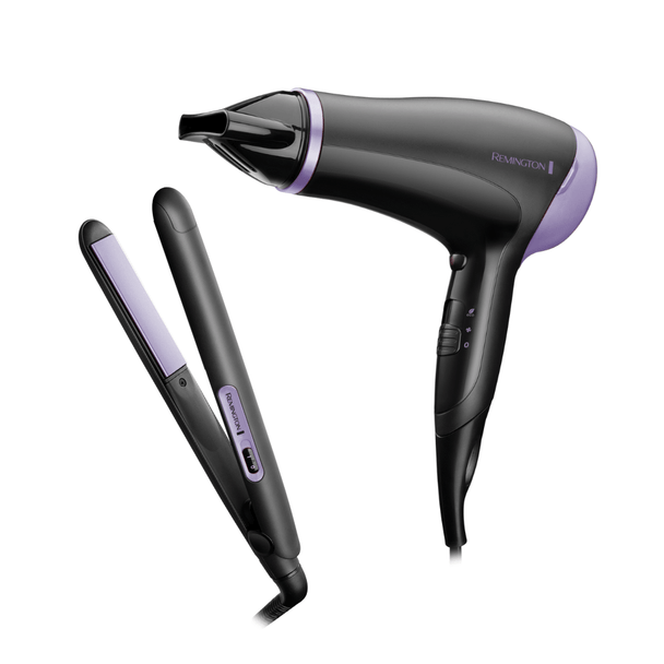 Remington Style Essentials Gift Set - Hair Dryer and Straightener | D3016GP