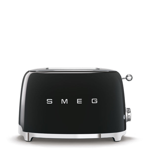 SMEG 50's Style Toaster Black | TSF01BLUK