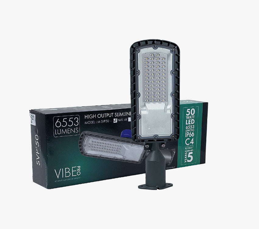 Lumeno Vibe Pro Street Light 50W 4K 6553LM - LM-SVP50